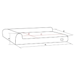 Pelech pre psa Golde dog Kazan L – čierny